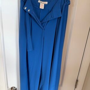 Stylish Blue Flowy Pants